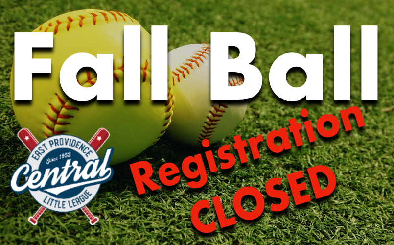 Fall registration closed -- Click for more